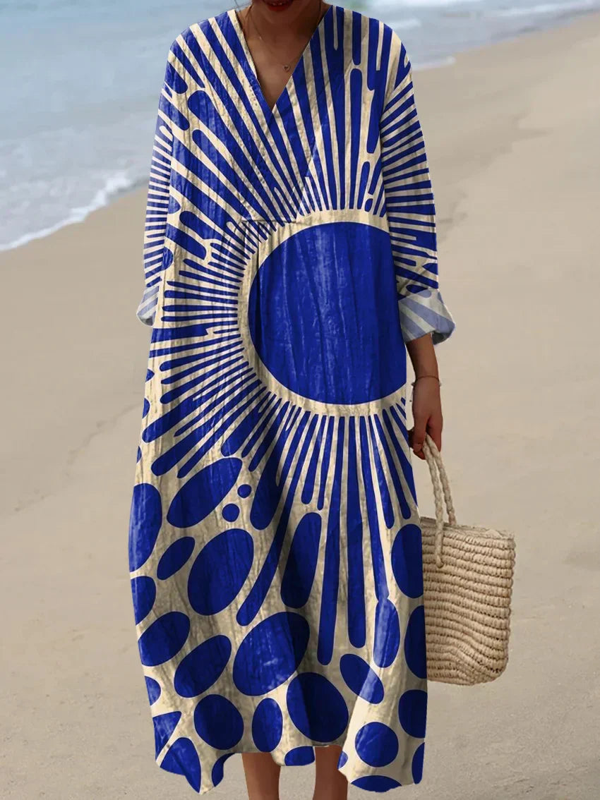 Pearl - Graphic Sun Dress