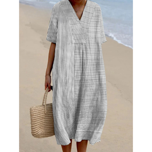 Jennifer - Casual Striped Dress