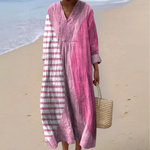 Bernice - Bohemian Pink Dress