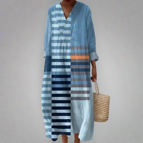 Winifred - Gradient Blue Dress