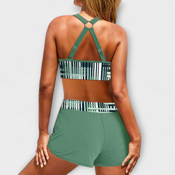 Clementine - High-Waisted Ribbed Bikini