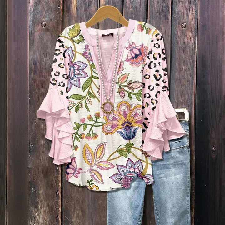 Wild Petal - playful floral blouse